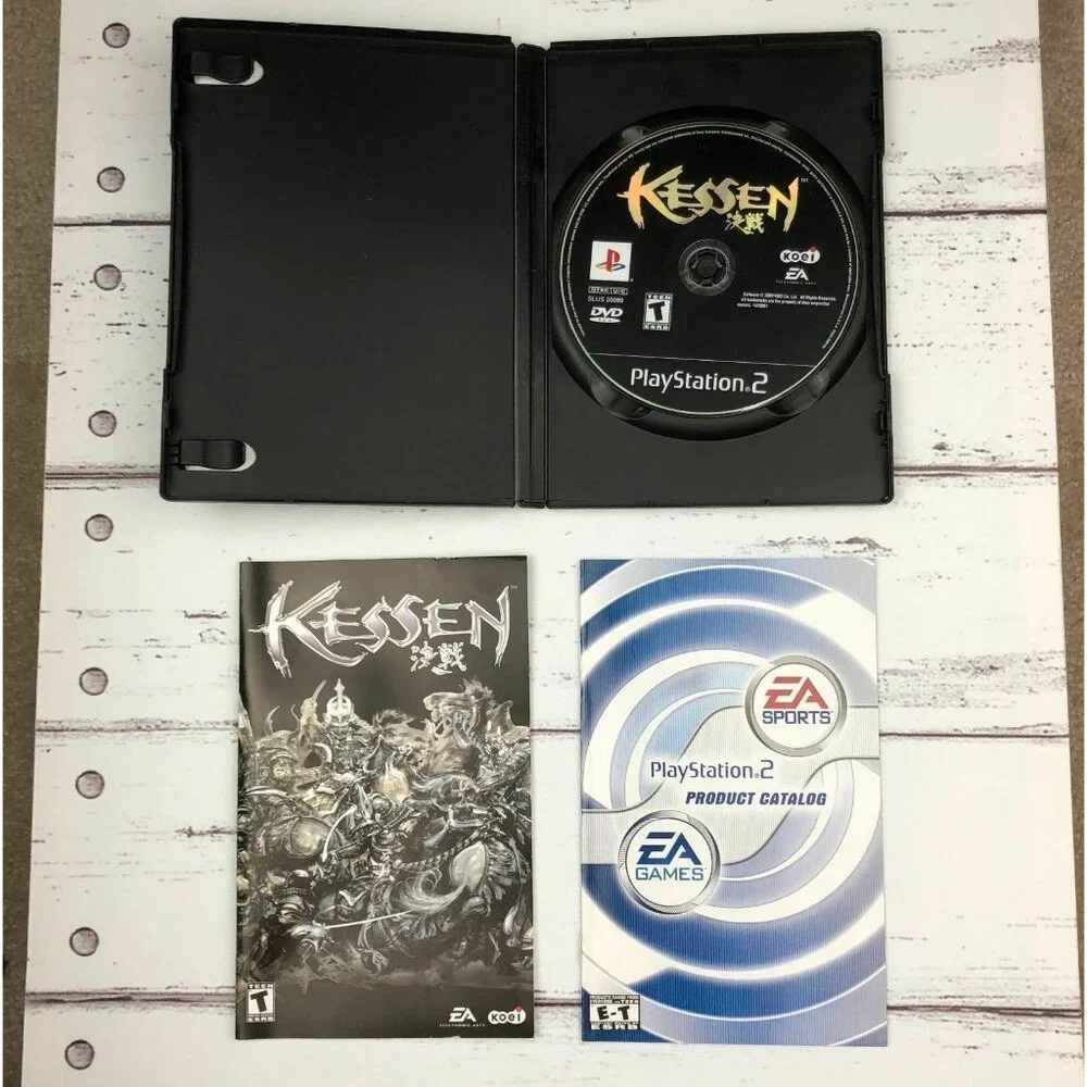 Kessen Sony PlayStation 2 PS2 Video Game Tested And Works